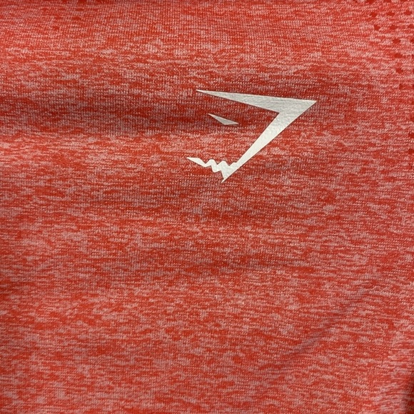 Gymshark Women's Pinky Coral coloured  Long Sleeve Crop Top - small - Picture 4 of 7